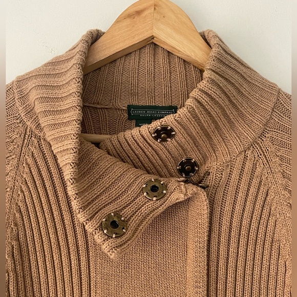 Lauren Ralph Lauren Cotton Sweater Mock Neck - Picture 5 of 10